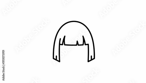 Minimalist Bob Hairstyle Icon