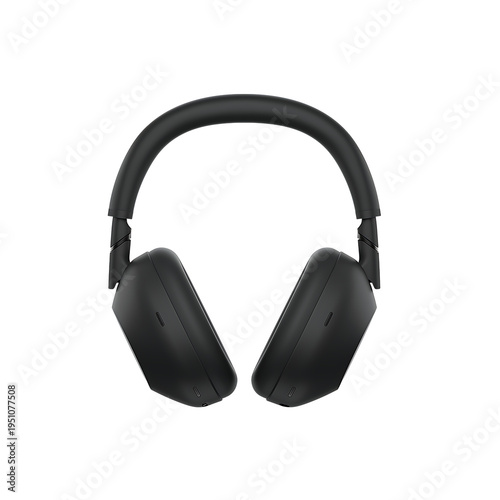 Modern Black Over Ear Headphones