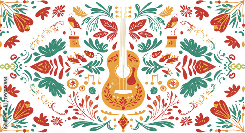 Flat design elements collection for cinco de mayo celebration