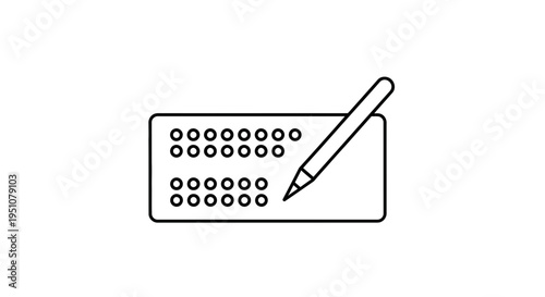 Braille Writing Board with Stylus, Tactile Writing System for Visually Impaired