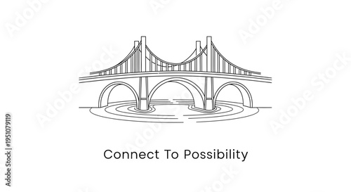 Bridge Connecting Lands, Symbolizing Opportunity and Progress