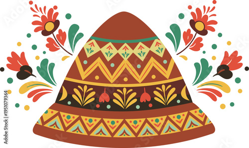 Flat design elements collection for cinco de mayo celebration