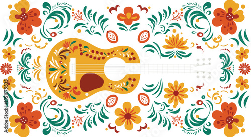 Flat design elements collection for cinco de mayo celebration