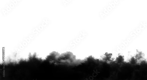 black and white clouds