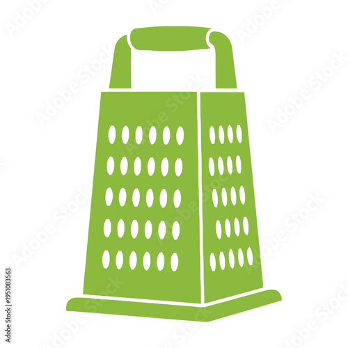 Green cheese grater kitchen tool