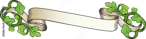 A scroll with filigree medi...