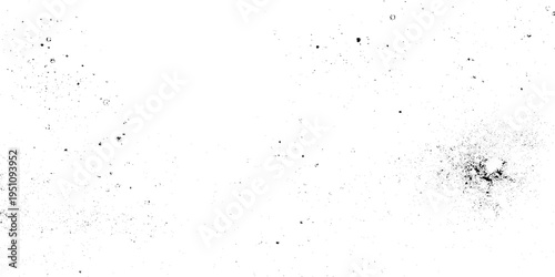 Abstract grainy white texture background with fine black grit speckles creating a vintage aesthetic, adding organic depth to minimalist designs.	