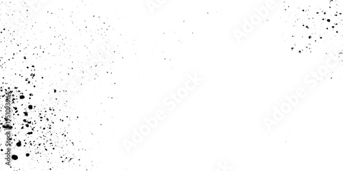 Abstract grainy white texture background with fine black grit speckles creating a vintage aesthetic, adding organic depth to minimalist designs.	