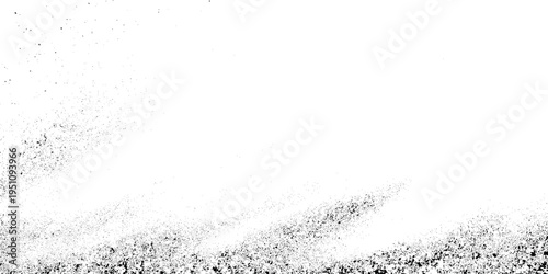Black stained scratched dusty grunge micro dust isolated on transparent background, ink splat background or sketch art or distressed vintage grunge texture made by various scratches.	
