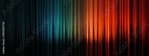 Vibrant Vertical Lines - Abstract Color Spectrum with Dark Gradient Base.