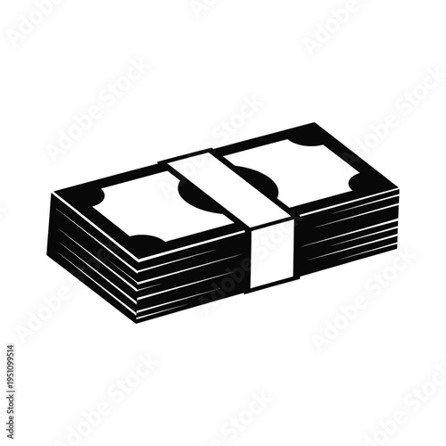 Black leather wallet and black box with key isolated on white background