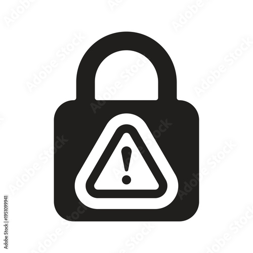 Security breach icon