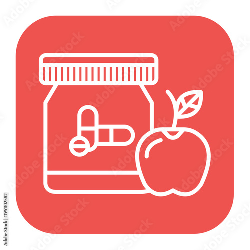 Dietary Food Supplements Icon