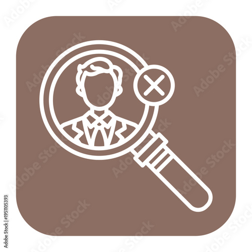 Not Suitable Candidate Icon