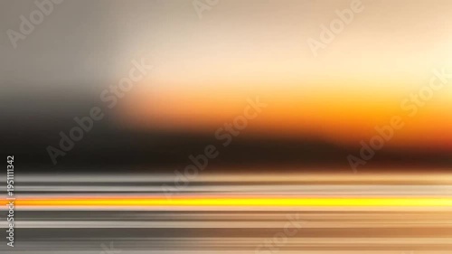 Abstract background with horizontal motion blur creating a dynamic light.