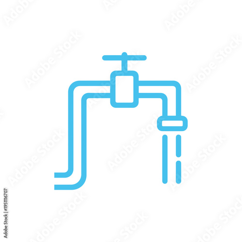 Water Flat Icon Illustrations