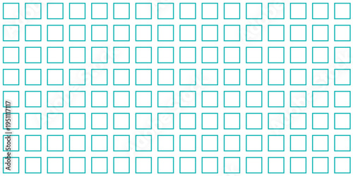 simple cyan outline square shape pattern art for banner poster background.