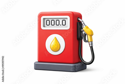 fuel pump icon white background