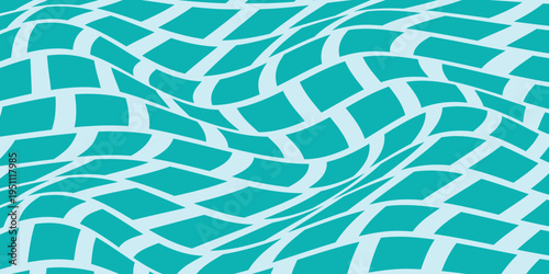 simple cyan parallelogram wave pattern for banner poster background.