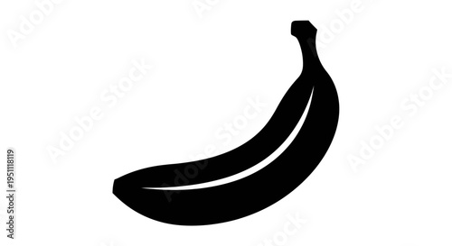 Banana Fruit Icon for Healthy Diet and Organic Nutrition