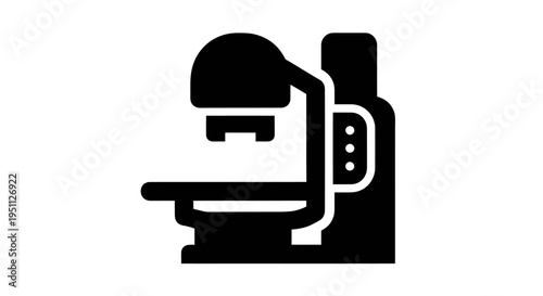 black silhouette of a chair