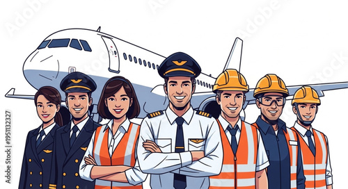 Airline Crew and Ground Staff.