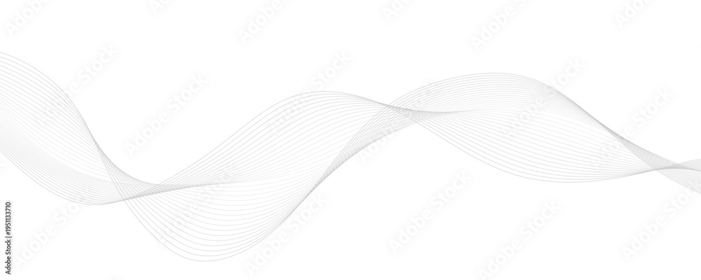 Obraz premium Abstract Wavy Grey Lines Background