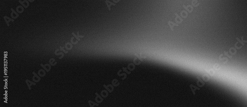 Abstract Dark Cinematic Grain Texture – Moody Black and Grey Gradient Background with Soft Light Beam
