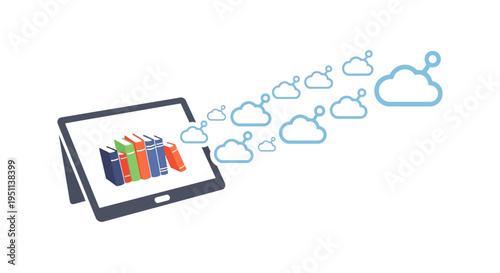 Digital book storage and cloud sync.