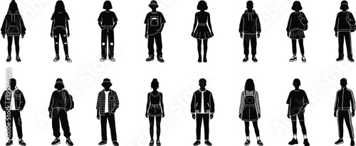 Professional Women's Footwear and Summer Accessories Icon Set Featuring High Heels Ballet Flats Sun Hats Sunglasses and Handbag Silhouettes