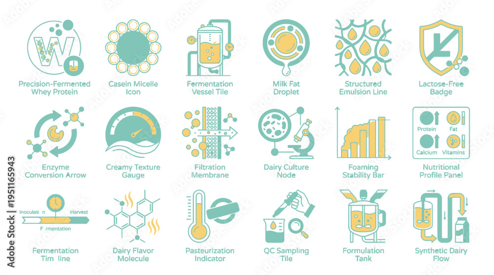 Fototapeta premium Collection of various digital icons and symbols for technology and business BOA displayed.