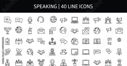 This collection features a hand-drawn doodle vector alphabet set with business and web icons for professional design projects involving mobile travel and internet media symbols