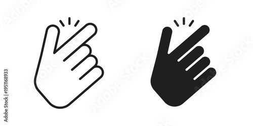 Easy icon line drawing. Minimalist style icons