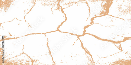 abstract orange cracked earth texture background with distressed grunge marble stone pattern