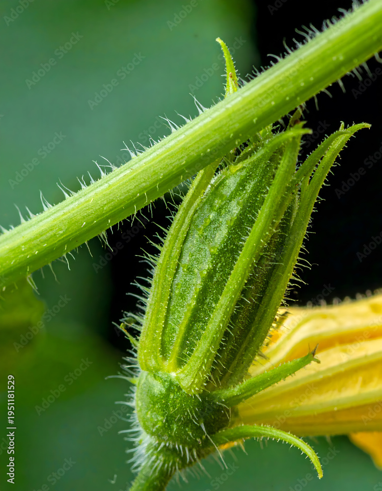 Fototapeta premium Bitter Gourd Bloom Close-Up 