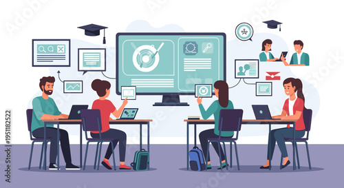 Focused Student Studying