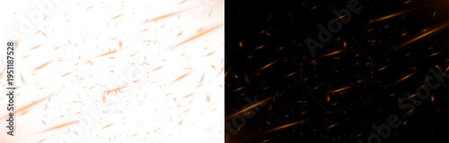 Foto Fire flames embers. fire embers flying