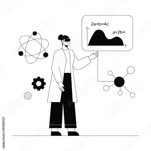 Bitcoin Mining Vector illustration. EPS 10