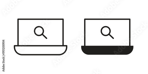 Browsing icon in line design. icon for website design, mobile app, ui
