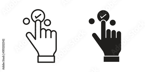 Choice icon in line design. icon for website design, mobile app, ui