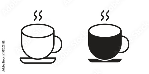Coffee icon in line design. icon for website design, mobile app, ui