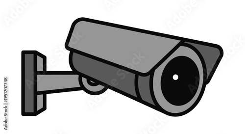 Security camera close up view.