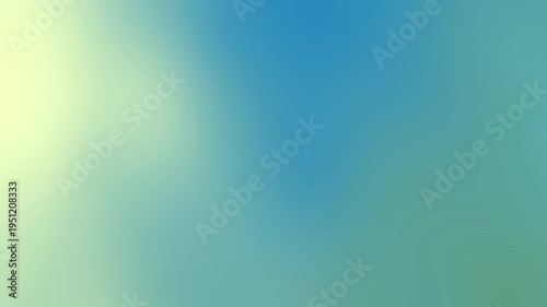 Soft blurry gradient of teal blue and pale yellow perfect for backgrounds, design elements, web graphics, and calming visuals.