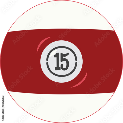 당구재료인 숫자별 둥근 포켓볼