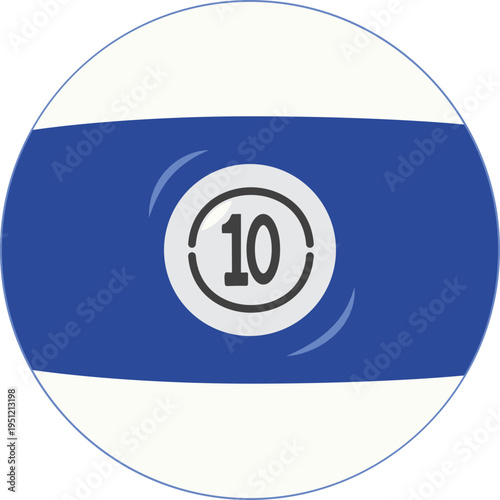 당구재료인 숫자별 둥근 포켓볼