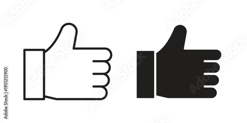 Like icon in line design. icon for website design, mobile app, ui