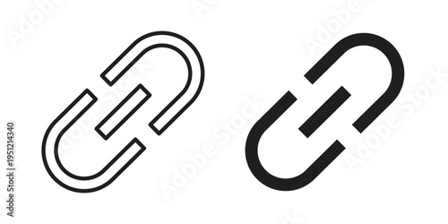 Link icon in line design. icon for website design, mobile app, ui