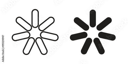 Loading icon in line design. icon for website design, mobile app, ui