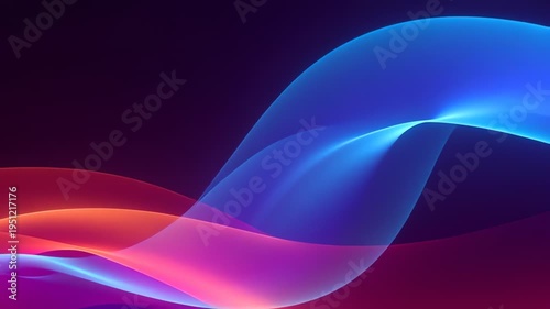 Abstract Flowing Light Waves - A Dynamic Background Animation.