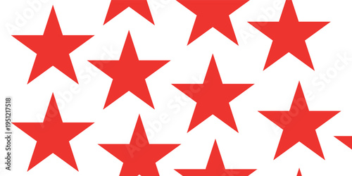 five star customer product review icon. red 5 star rating feedback for website, app, ui design.eps,10
